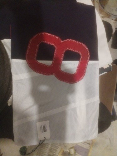 Coussin 50x30navy rouge - 8, rouge 727