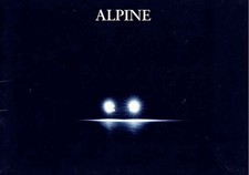 Catalogue brochure Alpine A610