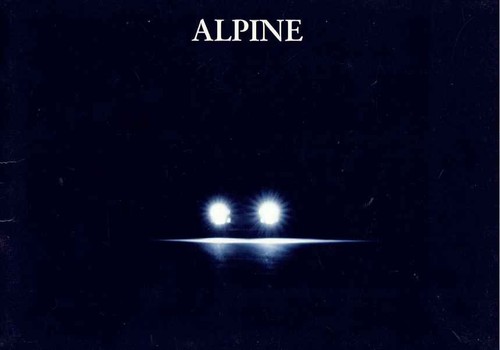 Catalogue brochure alpine - brochure, a610