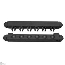 Porte-queues mural à clip 6 Queues noir