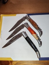 Rare lot de 3 Couteaux