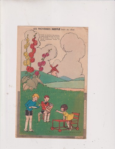 Circa 1950 publicité jeu - circa, publicité.