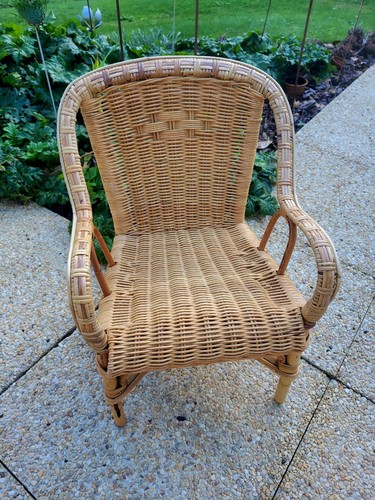 Petite chaise fauteuil rotin - petite,