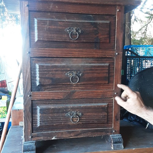 Commode tiroirs bois - 3,