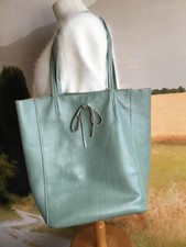 Sac cuir GENUINE LEATHER vert