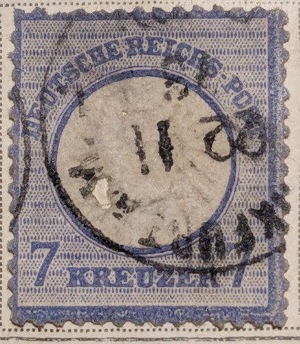 Timbre empire allemand 1872 - de,