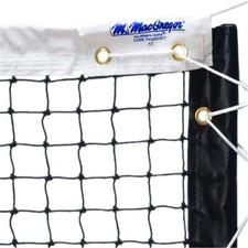 MacGregor Super Pro 5000 Poly Tennis Net , 42 Feet, Mesh Size 1-3/4 in, Black