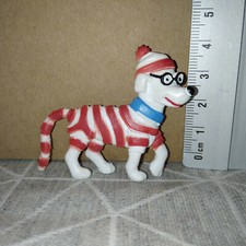 Figurine PVC vintage 1992 OU EST CHARLIE waldo ? - son chien OUAF