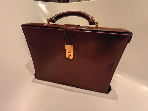 Mallette cartable testoni cuir - cartable,