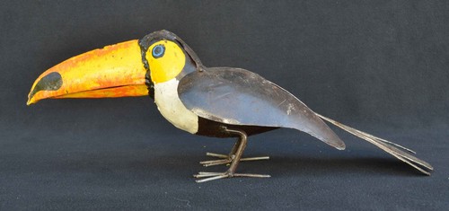 Toucan métal recyclé - toucan, en