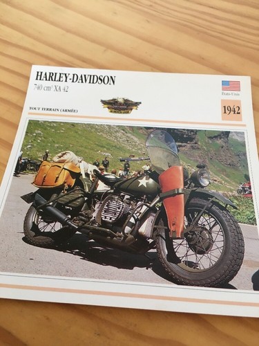 Harley davidson 740 cm3 42 - xa,