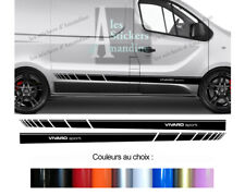 2 LOW BODY STRIPS FOR OPEL VIVARO SPORT VAN STICKER BD573-99