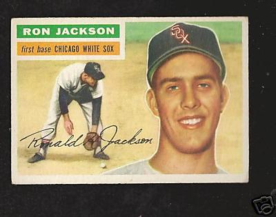 1956 topps 186 ron - #, jackson