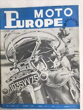 MOTO EUROPE MAGAZINE DE 1970