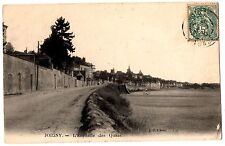 Old postcard 89 - Joigny (Yonne) - L'Enfilade des Quais - Ed. J.D.