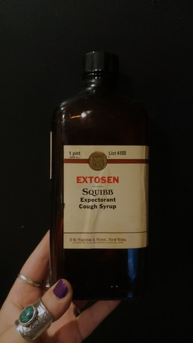 Antique ephedrine 1950s - ephedrine,