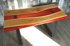 152cm x 76.2cm Résine Époxy Table / Conférence Top / Bureau 28 " H Base / Pieds