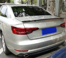 Rear Unpainted Spoiler Wing Highkick Duckbill For 2017-2024 Audi B9 A4 S4 Sedan