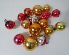 16 boules de noel en verre