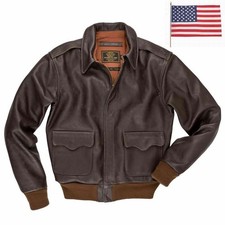 Blouson Aviateur A-2 en Cuir De Cheval 40ème Anniversaire COCKPIT USA ex AVIREX