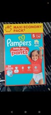 Mega Pack 86 couches PAMPERS Pants "Baby-Dry" Taille 5 (13 à 17KG) Culottes bébé
