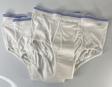 WEAREVER Mens Polyester Cotton Incontinence FullCut White Brief Size XL Tall Lot