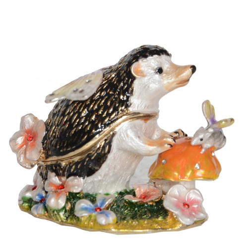 Boîte bijoux métal - , cristal