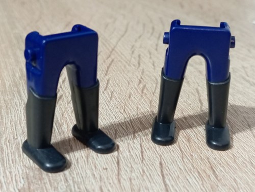 Playmobil jambes bleues - x2,