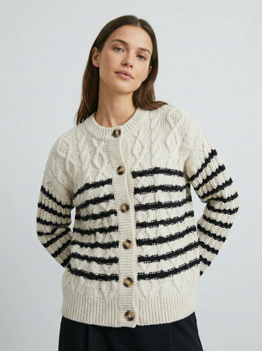 Cardigan sean crème - et,