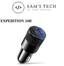 Chargeur Allume Cigare USB C