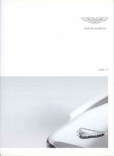 Catalogue Brochure Aston Martin One-77 2011 Grande Bretagne / U.K.