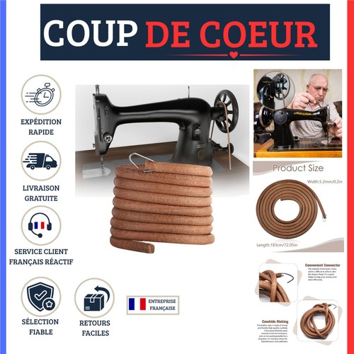 Courroie machine coudre - machine, en