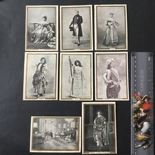 Bouillon RAYCEL 8 Chromos L’Aiglon Carmen Othello Theatre 1900 Antique Scraps