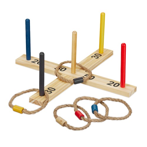 Jeu lancer anneaux - jeu, de