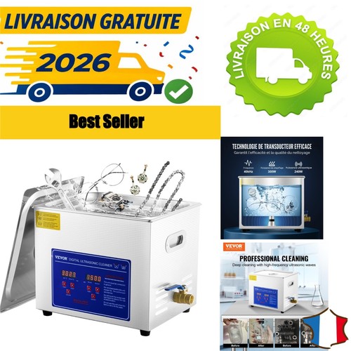 Nettoyeur ultrasons vevor - nettoyeur,