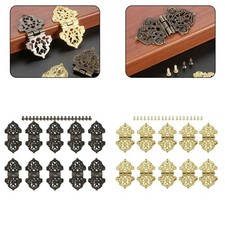Charnières en alliage de zinc style antique pour meubles boîte à vin boîte e