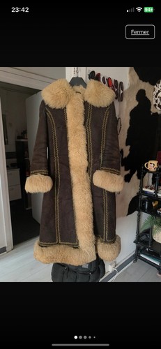 Manteau peau lainée - manteau,