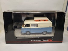 Premium ClassiXXs Borgward Hymer Motorcaravan in Blue & White 18038 1/43 Ltd 750