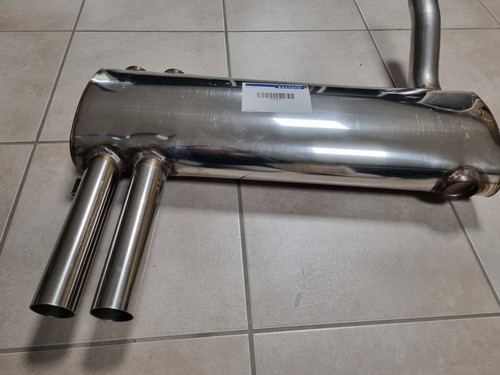 Silencieux arrière inox - arrière,