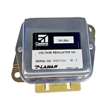 Cessna Aircraft DGR6 Voltage Regulator 14 VDC Lamar NEW with 8130