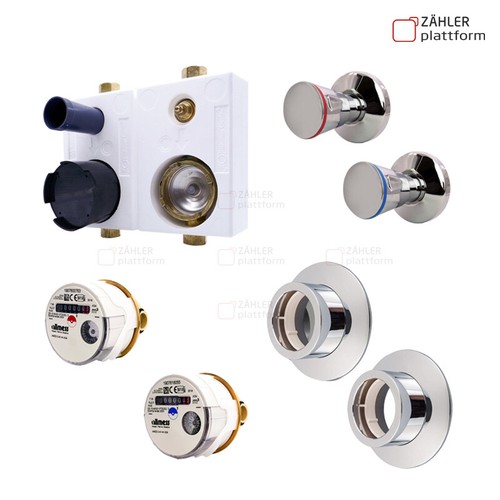 Compteur eau flush block de - compteur,