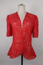 CHIC RENATO CROSSBOW JACKET BLAZER WOMEN Size S WOMAN VINTAGE JACKET SHORT SLEEVE