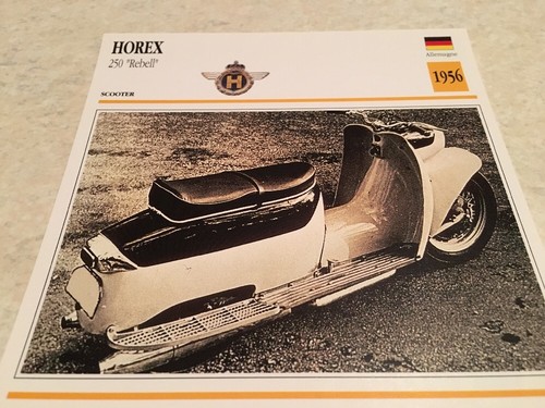 Carte moto horex scooter 250 - moto,