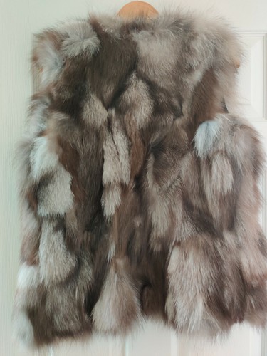Gilet fourrure renard - gilet,