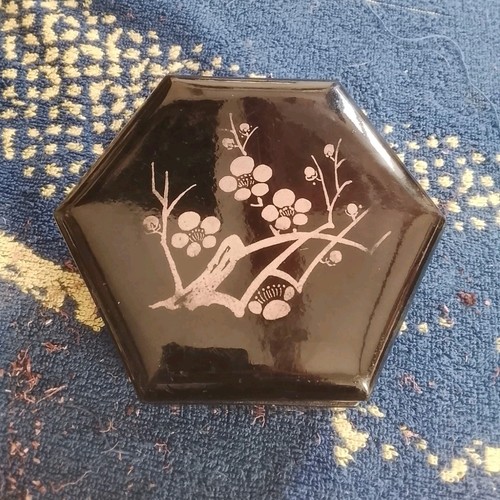 Boite bijoux noir - bijoux,