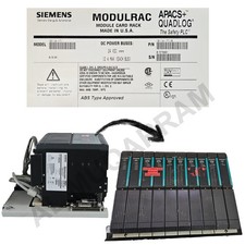 Porte-cartes PLC SIEEMENS APACS+ QUADLOG MODULARRAC avec modules 3SDM+ 2MBX 4...