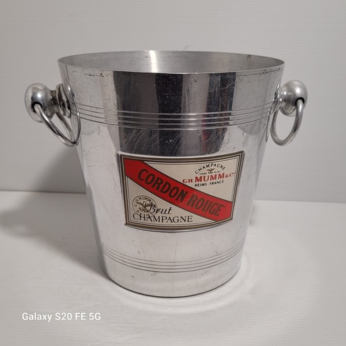 Seau champagne cordon rouge - a,