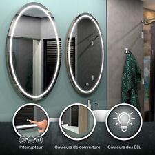 Miroir LED PANAMA | 3 couleurs de Couverture | Interrupteurs