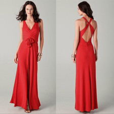 BCBG Maxazria Sophia Maxi Gown In Paprika XS