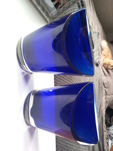 Vase bleu cobalt - vase,